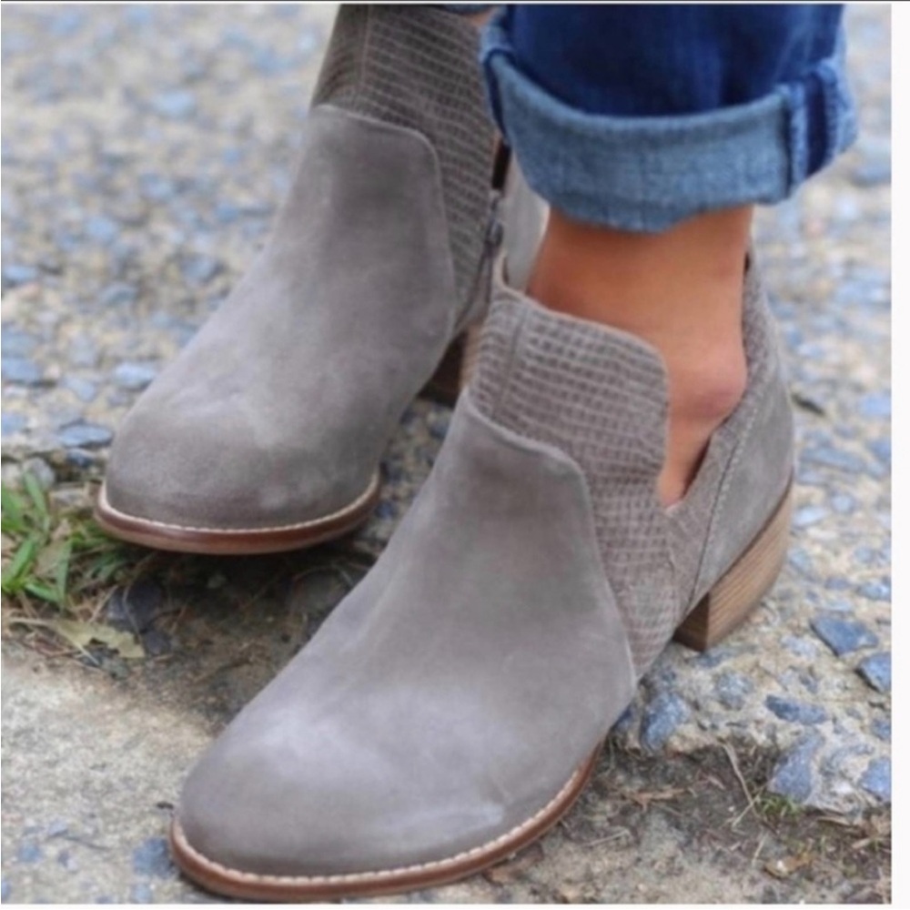 Seychelles Suede‎ Score Boot In Charcoal Size 8 A25